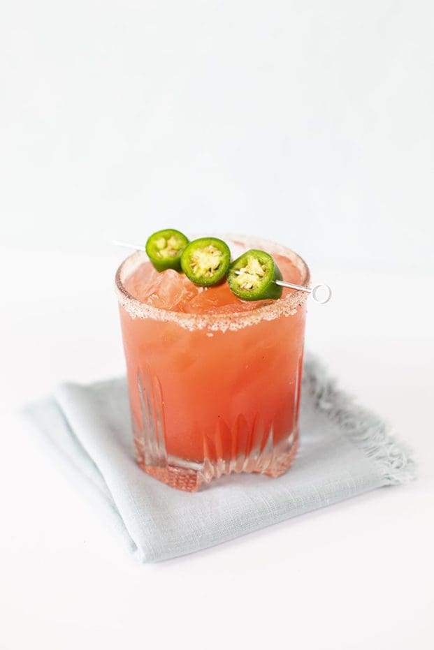 The Spicy Melon Margarita, an infused drink by Jamie Evans